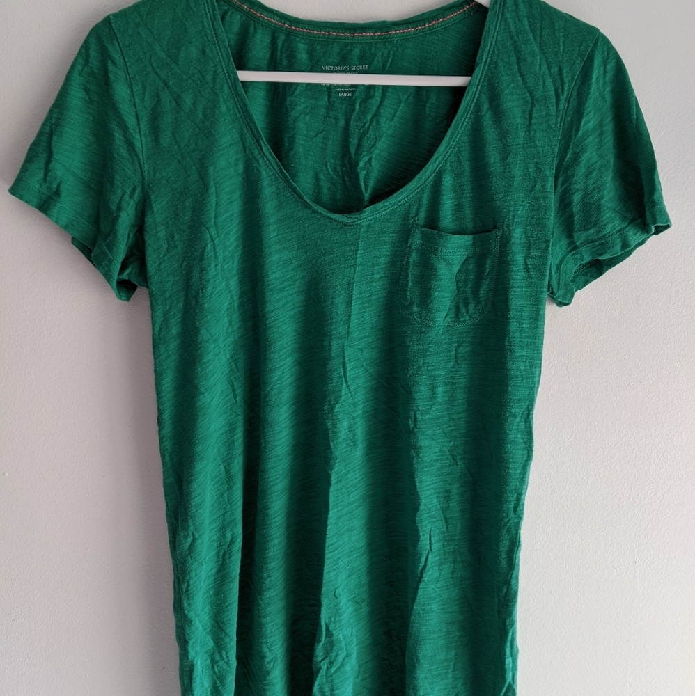 Victoria's Secret PINK Green T-Shirt